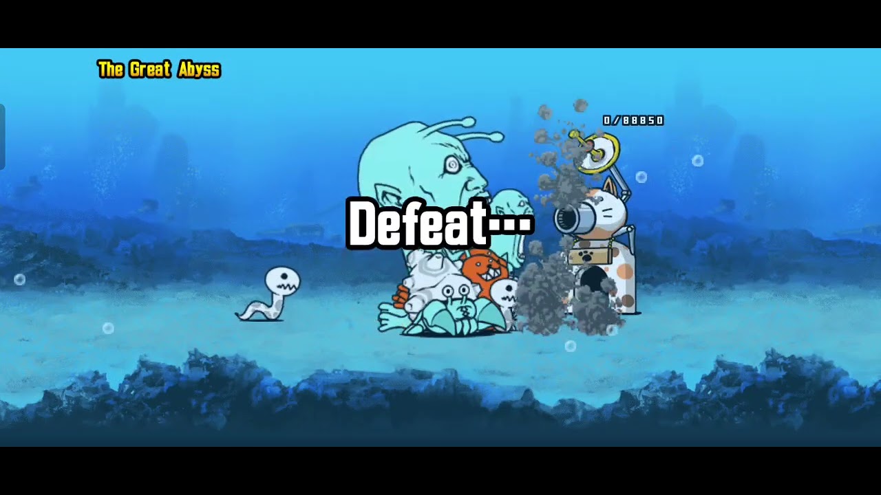 I beat the great abyss!! 