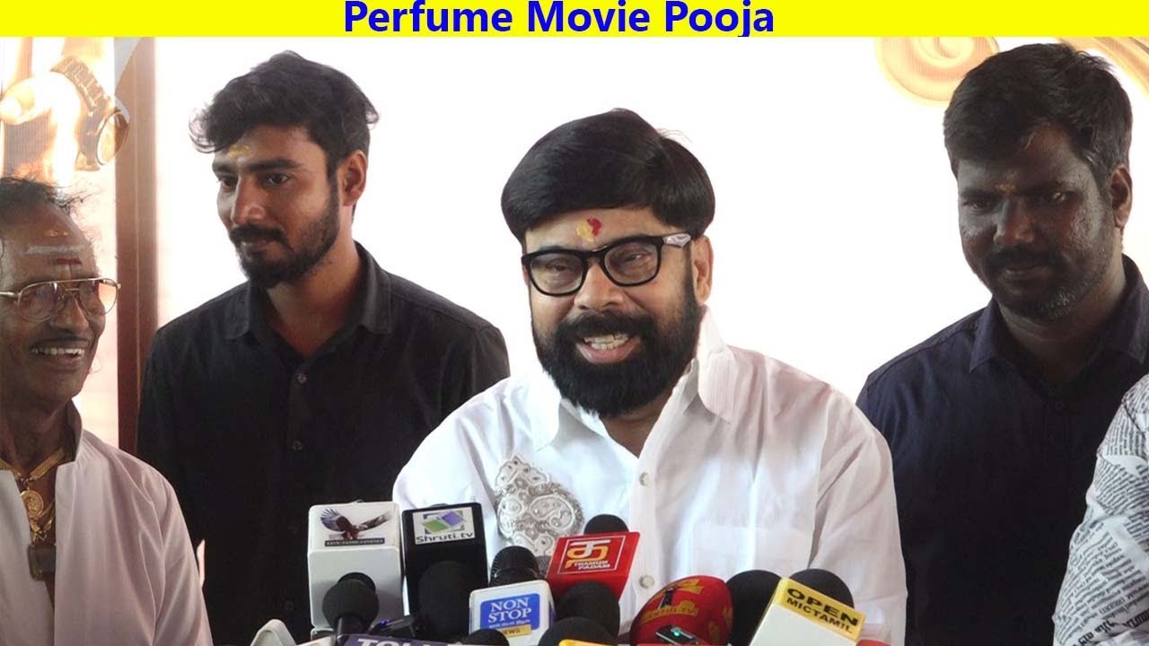 Perfume Movie Pooja | PowerStar Srinivasan, Shankar Ganesh & Others