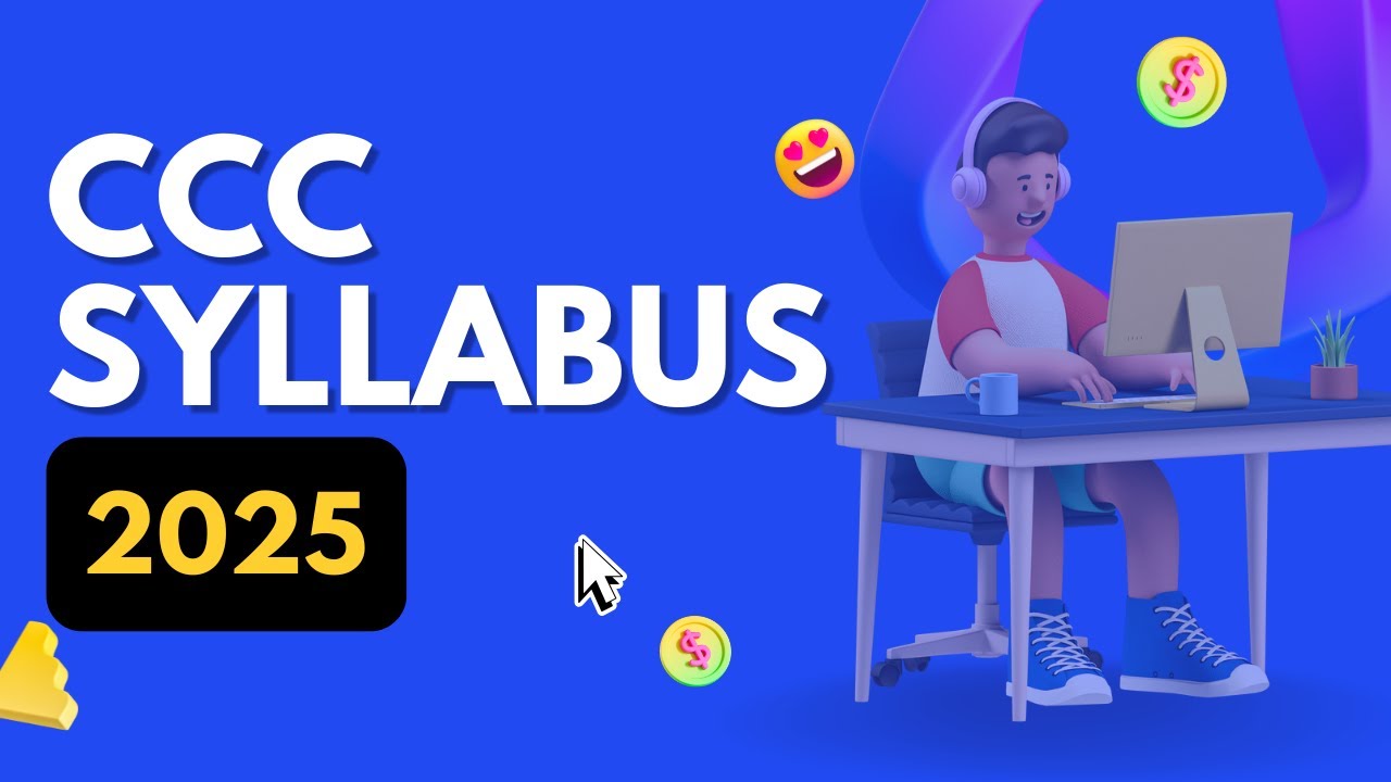#1 CCC Syllabus 2025| CCC New Syllabus| CCC computer course