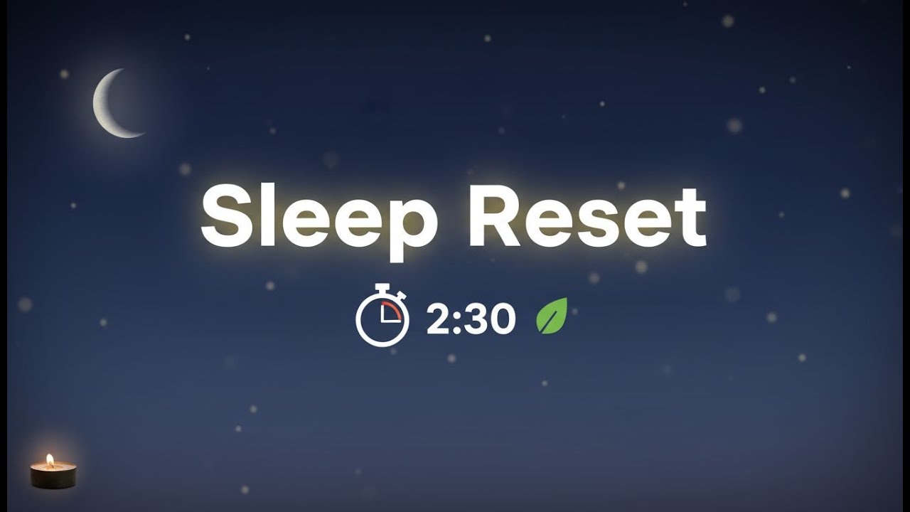 Sleep Reset Tonight 🌙 Guided Meditation