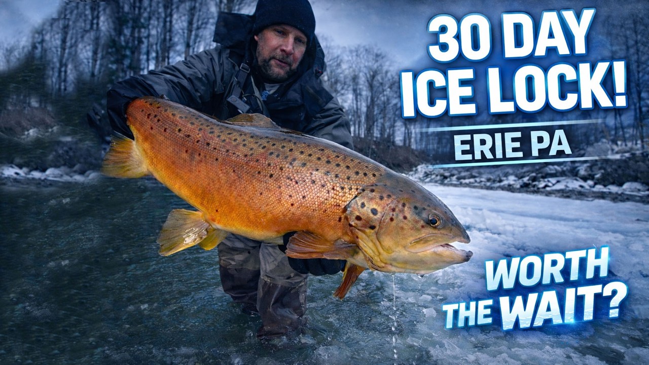 Ice Out, Browns In | Erie PA Brown Trout | Steehead