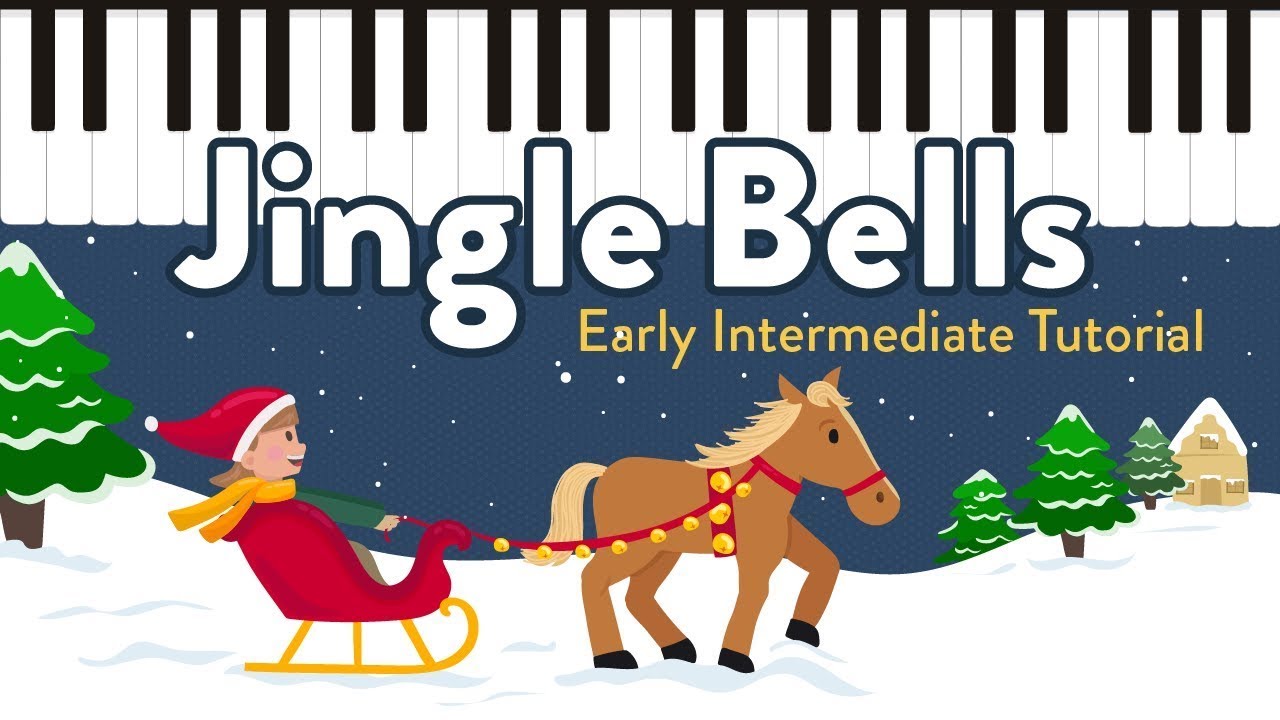 Play Jingle Bells with a Jazzy Piano Accompaniment - Early Intermediate