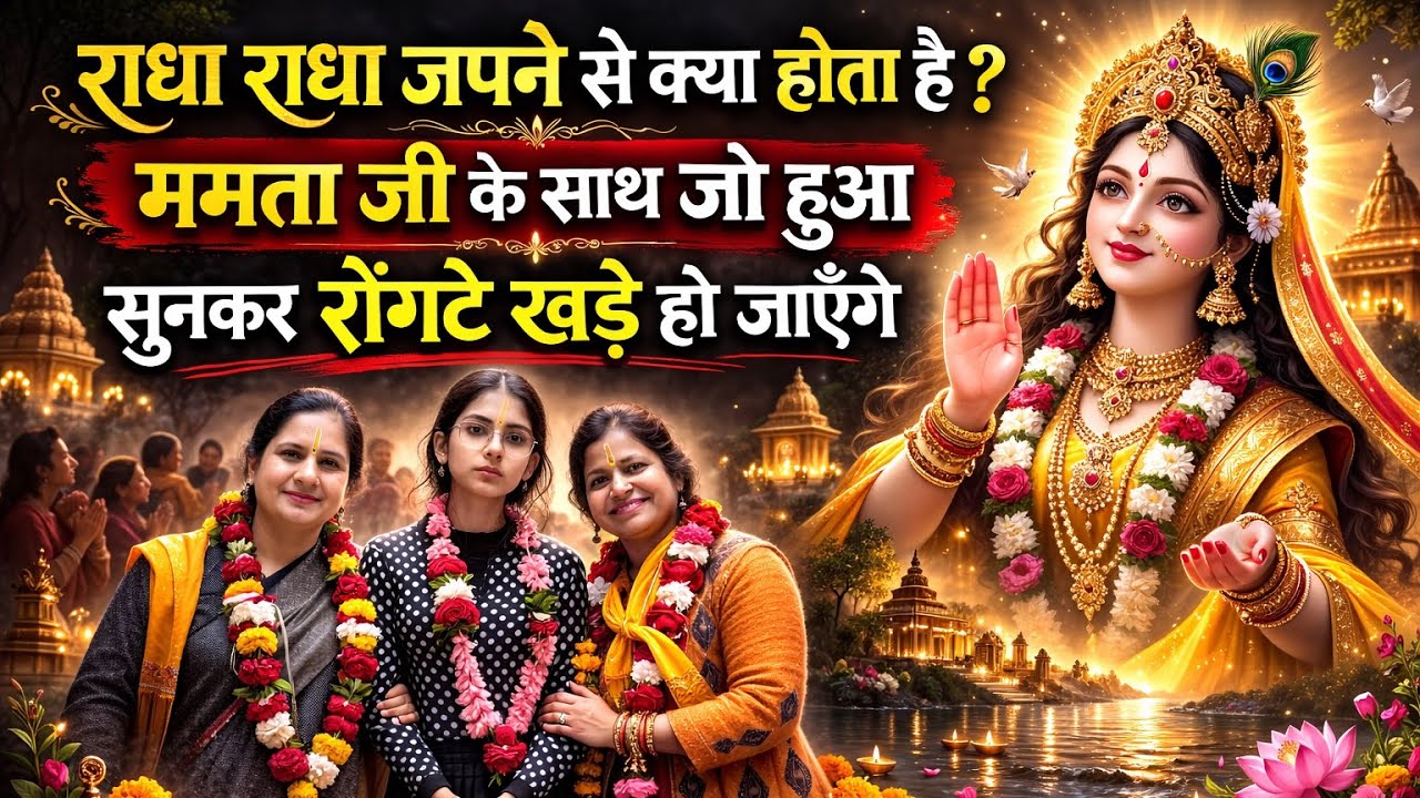 राधा राधा जपने से क्या होता है ममता जी के साथ जो हुआ सुनकर रोंगटे खड़े हो जाएँगे !