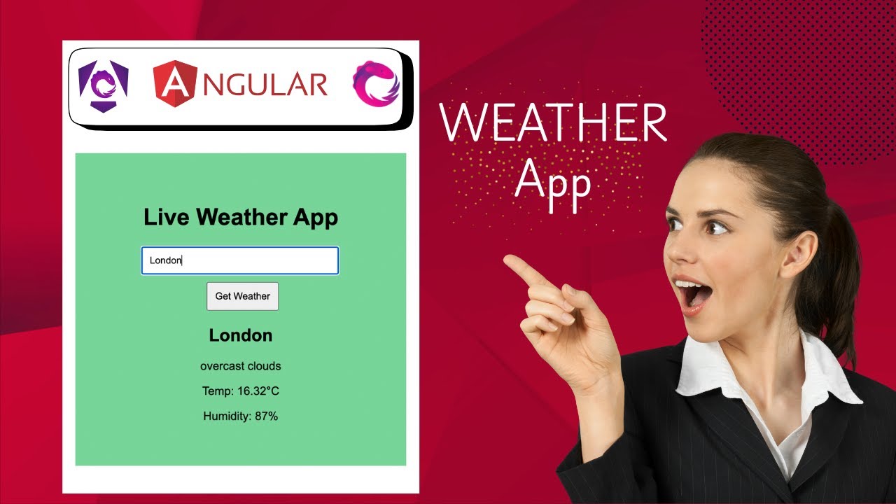 Build Angular Weather App using NgRx & RxJs || State Management in Angular NgRx