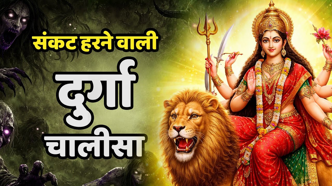 संकट हरने वाली माँ दुर्गा चालीसा | Durga Chalisa with Lyrics | Mata Durga Chalisa Navratri Special
