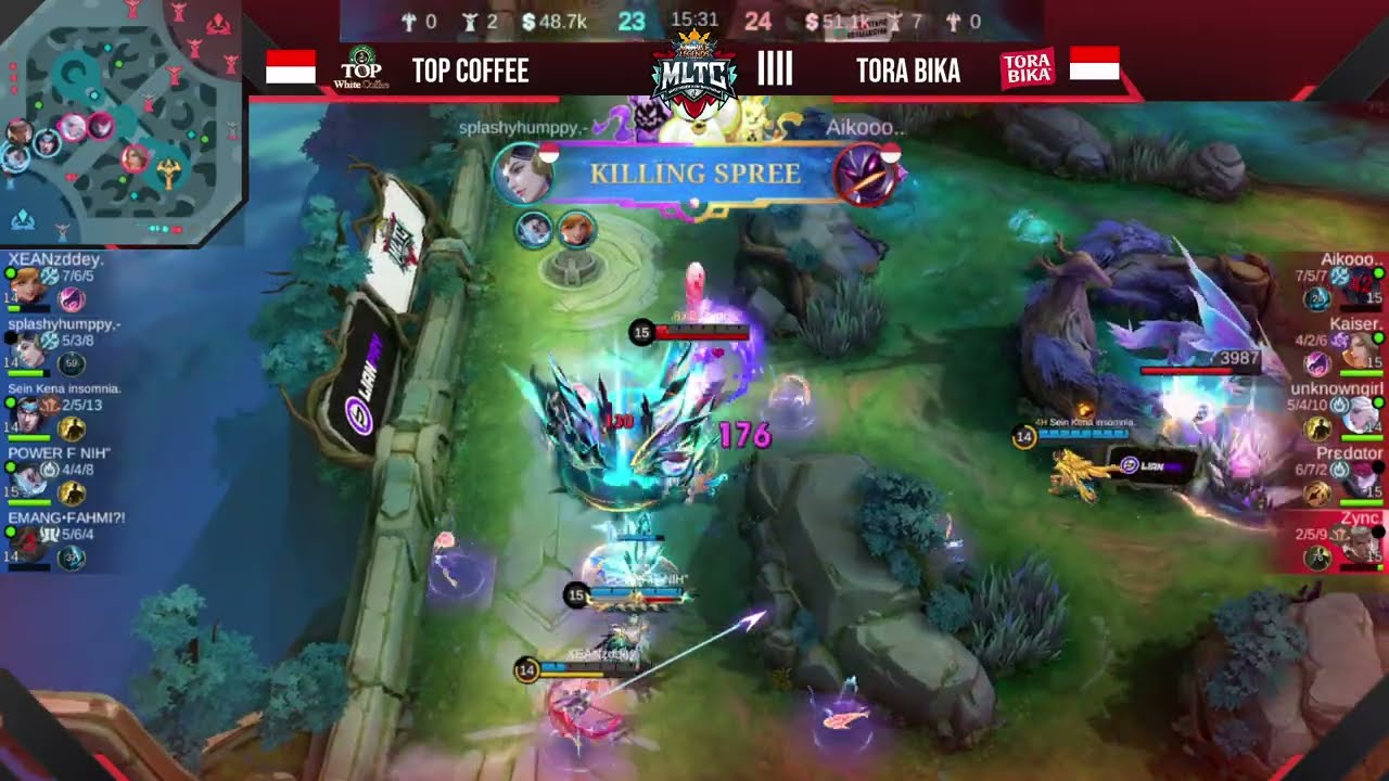 FUN MATCH ROOM TOURNAMENT MOBILE LEGENDS MLTC TOP COFFEE VS TORA BIKA MATCH 5