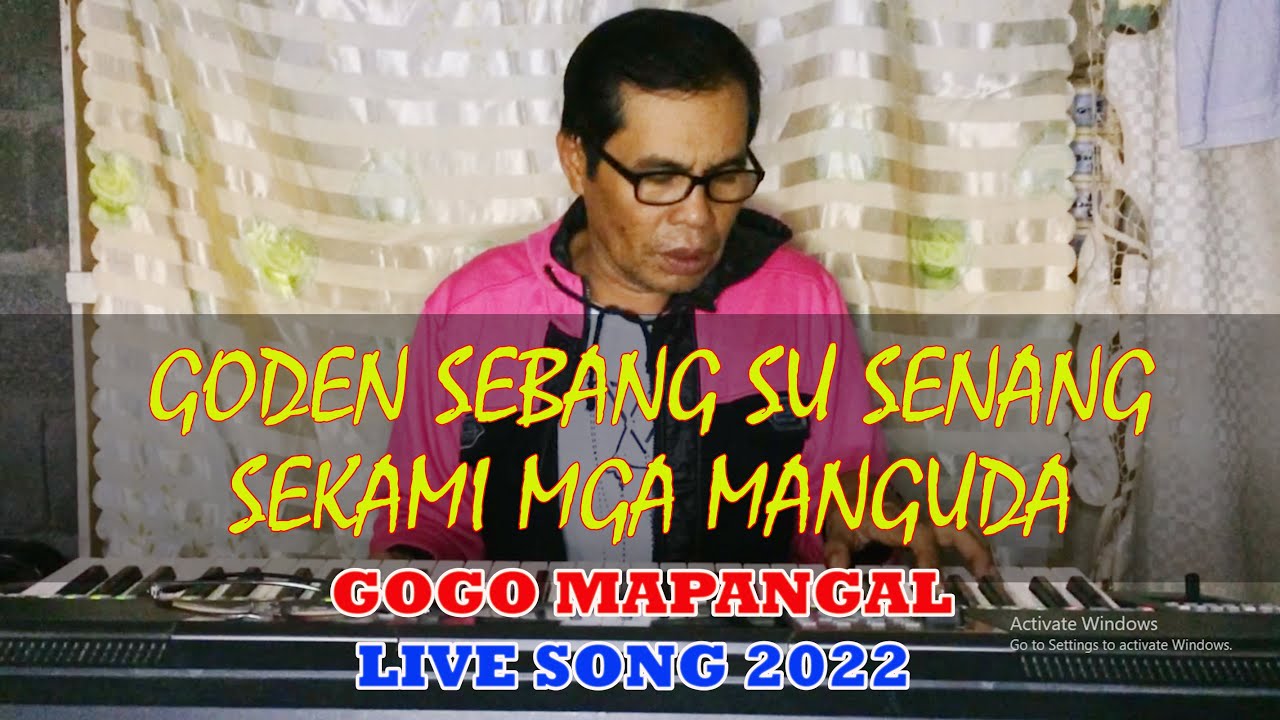 LEGENDARY MORO SINGER GOGO MAPANGAL LIVE SONG 2022