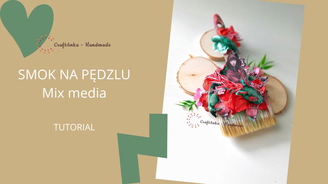 [TUTORIAL] SMOK NA PĘDZLU MIX MEDIA