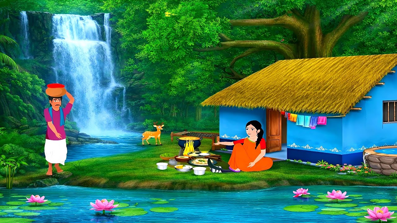 एक गरीब किसान की तक़दीर का खेल | Heart Touching Hindi Kahani | Moral Story | Hindi Cartoon Story