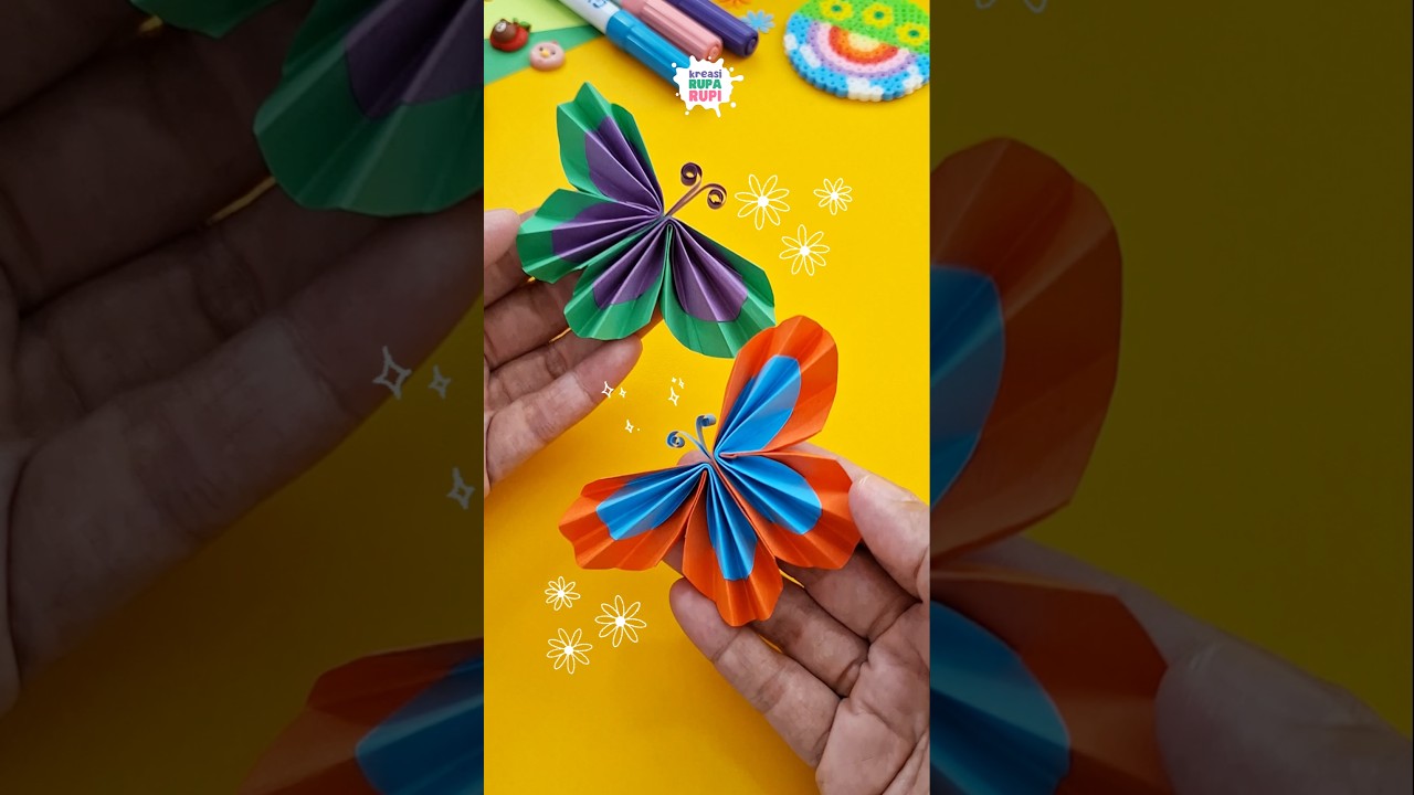 🌻 KUPU-KUPU cantik dan mudah dari origami
