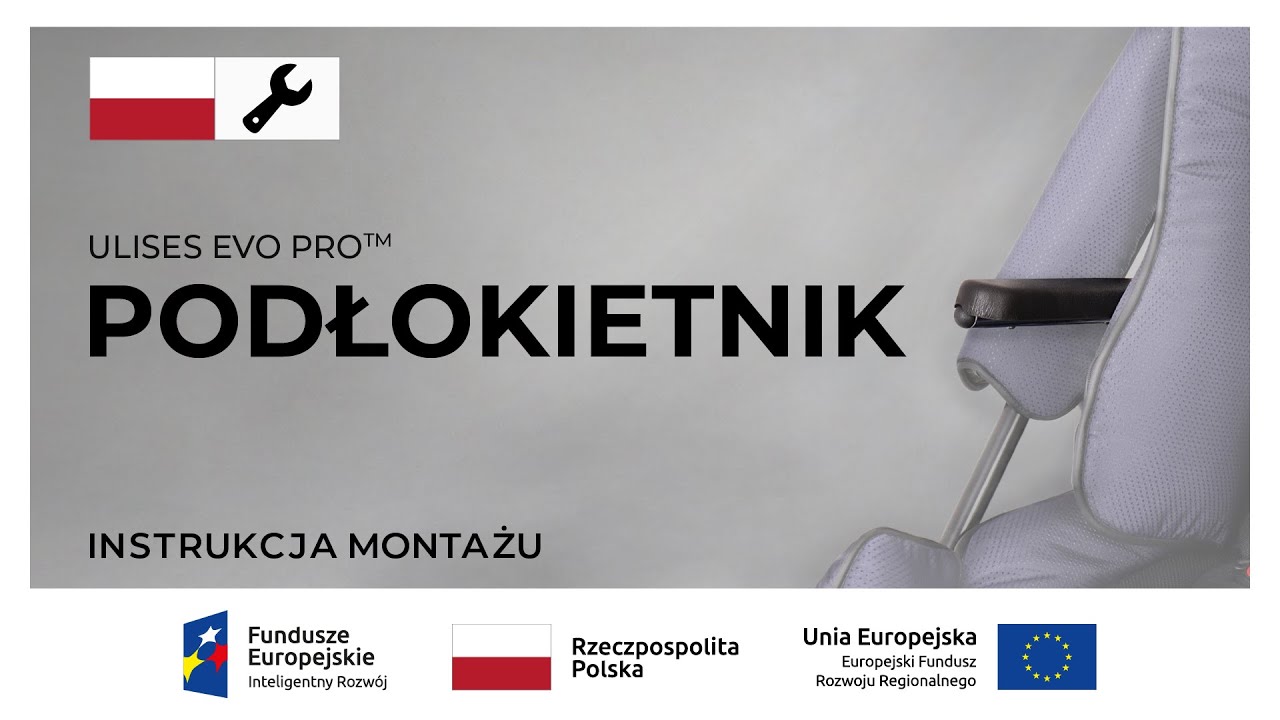 ULISES EVO PRO™ - instrukcja montażu Podłokietnika