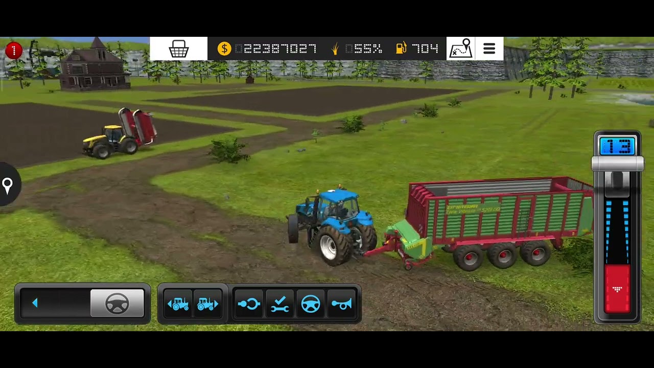 Farming simulator 16 Покос сбор травы овцам серия #97 