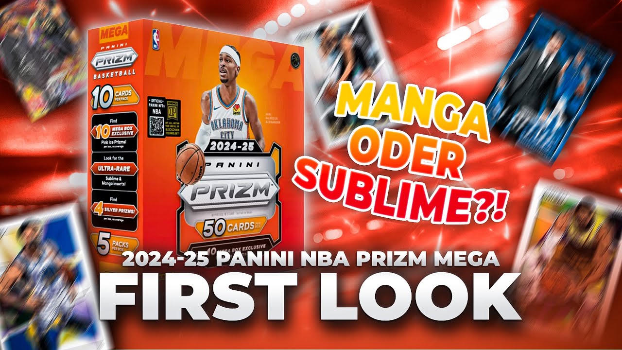 LET THE MANGA HUNT BEGIN! 🏀🔥 Panini Prizm 2024-25 NBA Basketball Mega Box Review
