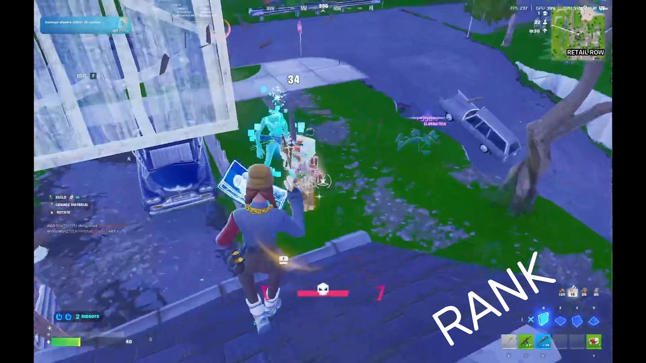 PLAYING RANK ON 280-300FPS ON FORTNTIE