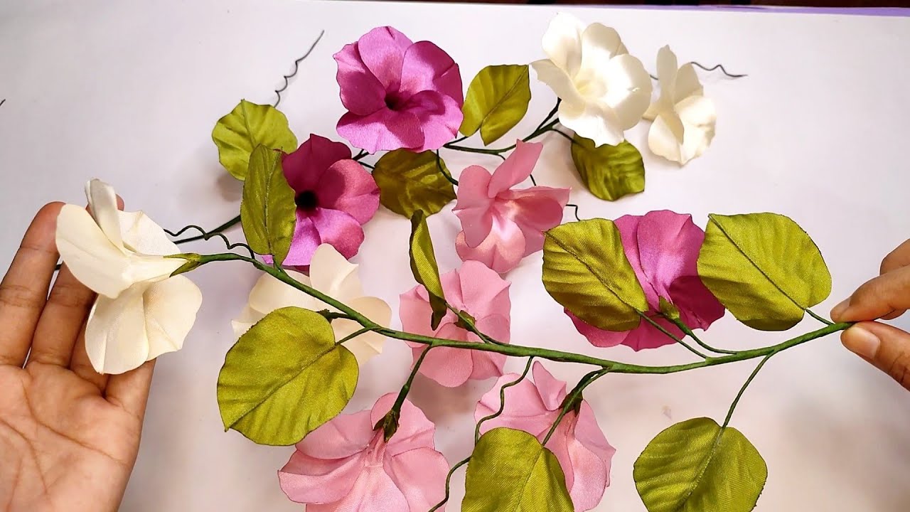 DIY|How To Make Satin Ribbon Flower Easy