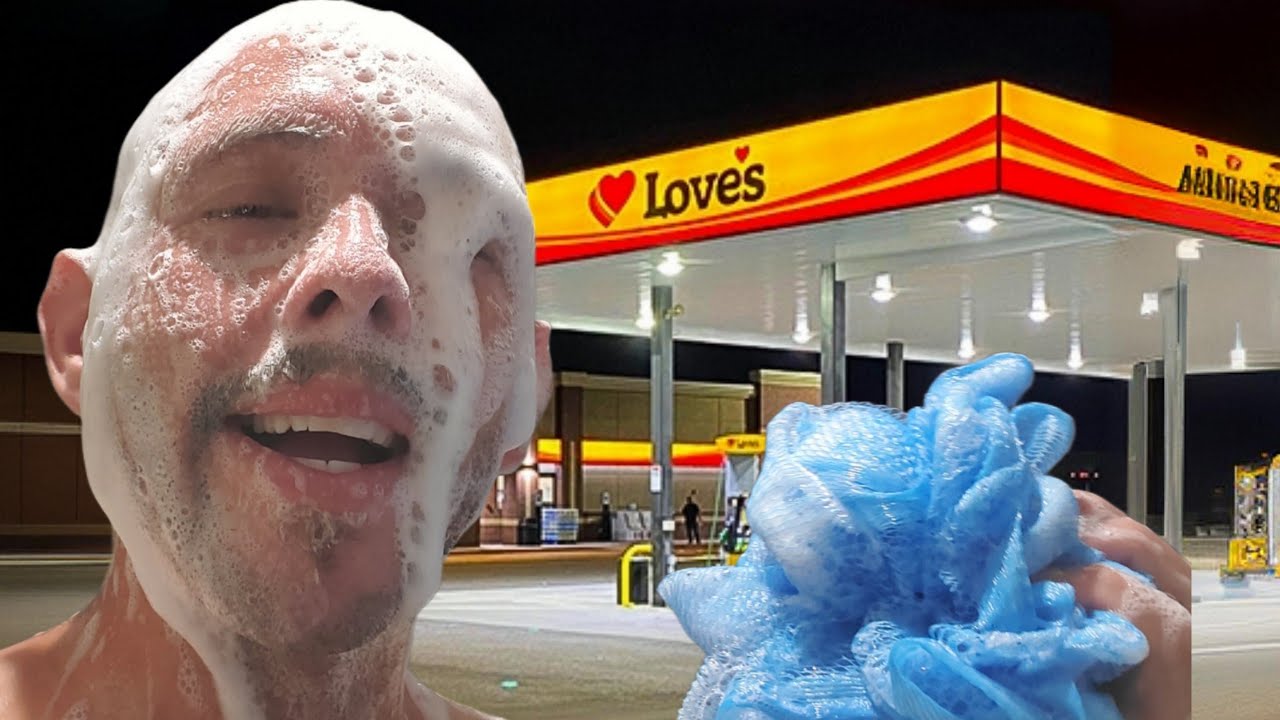 I Took a Homeless Truck Stop Shower And this is What I Seen