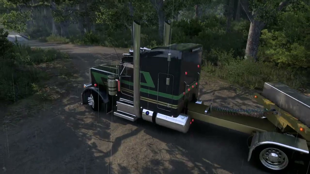 American Truck Simulator - Peterbilt 389 Glider and SlavJerry Cat C12 Engine