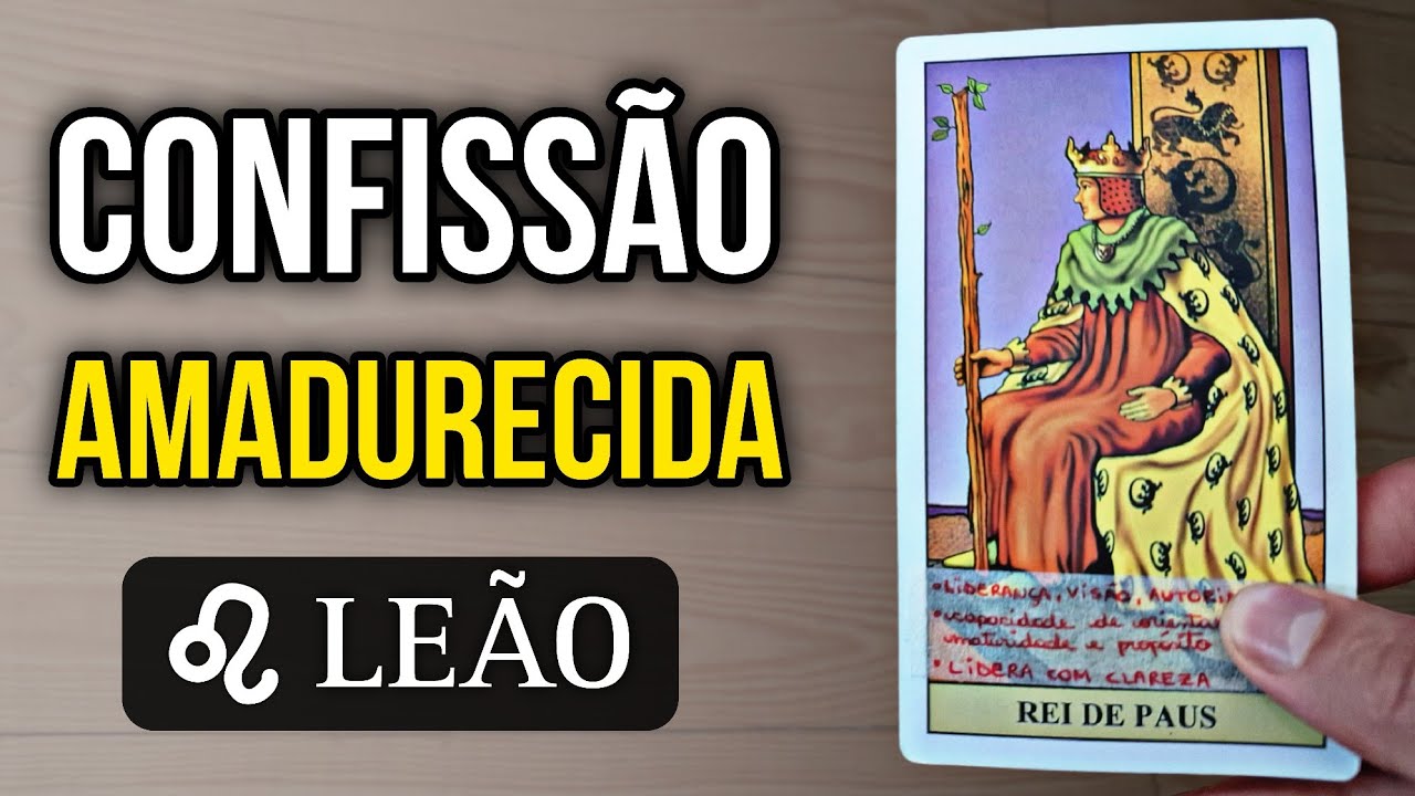 LEÃO: ♌❤️ ELE(A) ESTÁ PRESTES A SE CONFESSAR! VEJA O QUE SERÁ REVELADO | TAROT