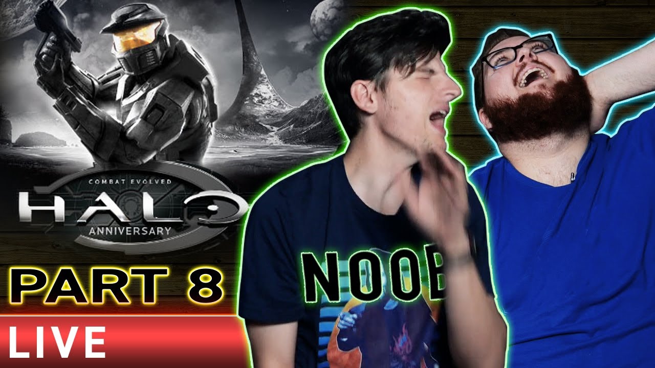 Noob Plays the Library for the First Time *Dies a Lot* - Live  |  HALO: COMBAT EVOLVED Part 08