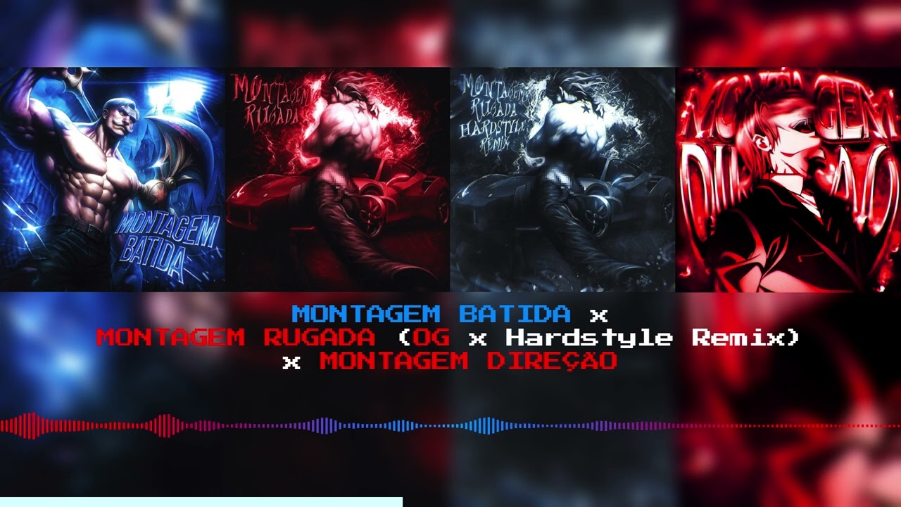 MONTAGEM BATIDA x MONTAGEM RUGADA (OG x Hardstyle Remix) x MONTAGEM DIREÇÃO - Mar_agent69 Mashup
