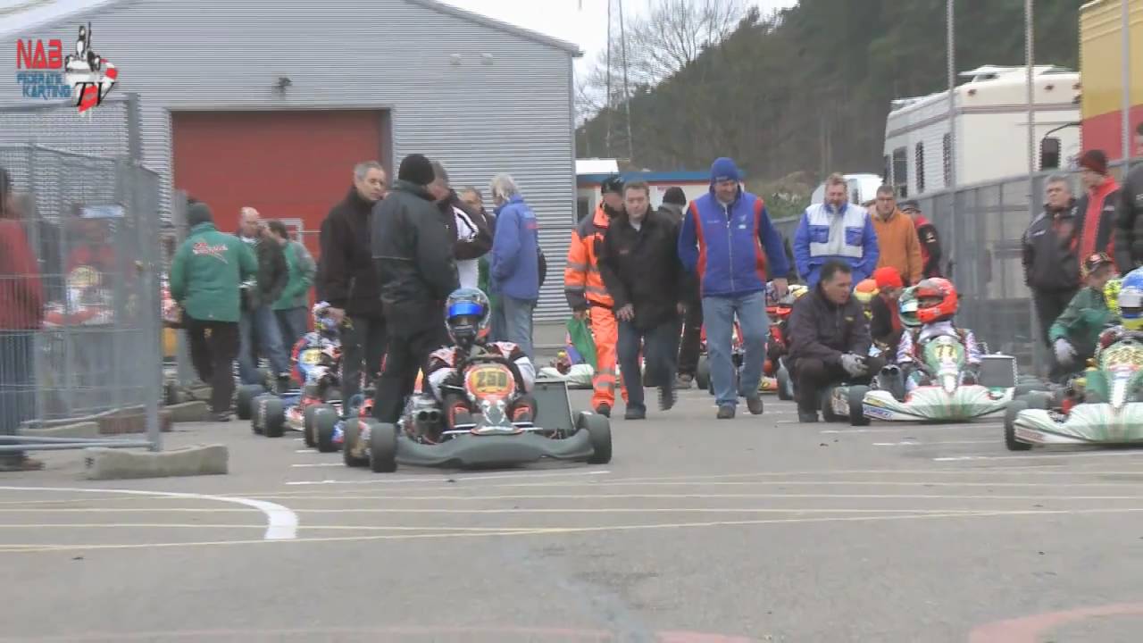 Michael Schumacher kart training at the NAB-WinterBokaal in Genk 2011