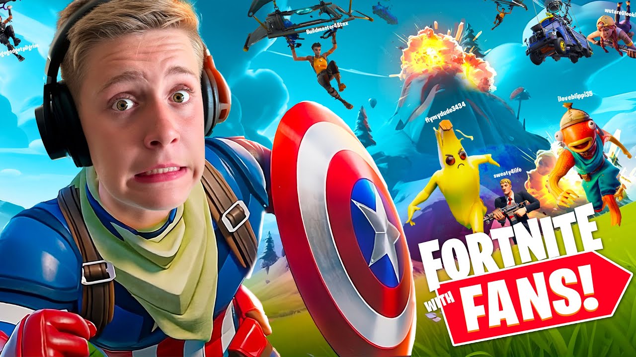 Team K-City vs FANS in Fortnite (Part 2)