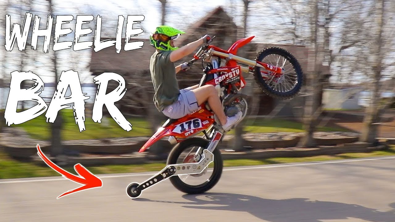 WHEELIE BAR FOR DIRT BIKES!!