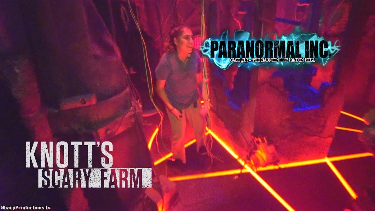 Paranormal Inc maze at Knott's Scary Farm