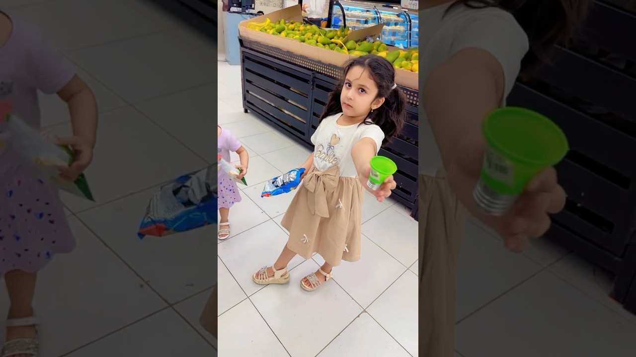 Grocery Store Chaos (with Kids!)😎#shortvideo