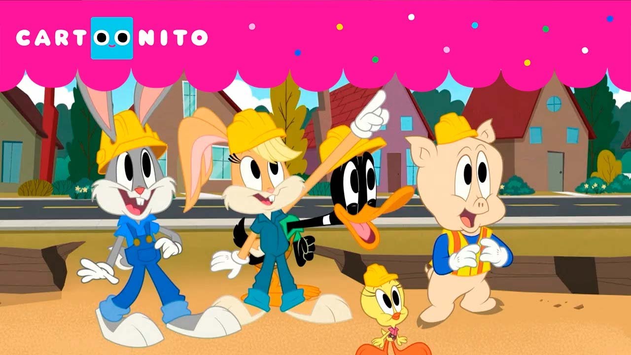 TRABALHAR EM EQUIPE É COMPARTILHAR! | BUGS BUNNY BUILDERS | CARTOONITO