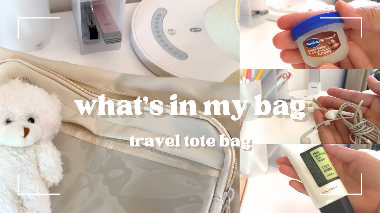 what’s in my bag // travel edition | minimalistic & essentials