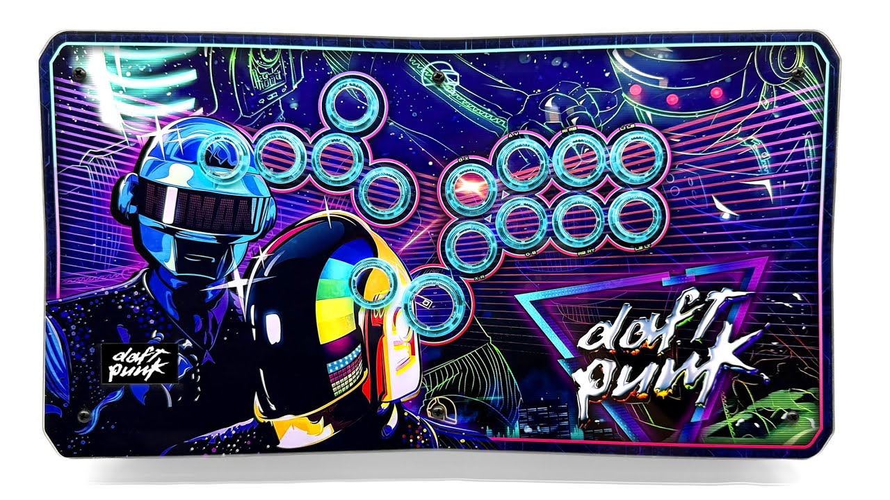 DAFT PUNK DIY 4TW Fightstick Build!