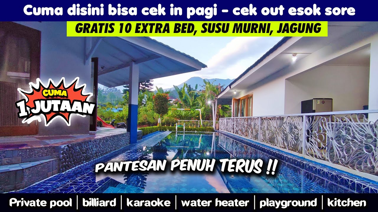 Villa mewah tapi murah !! Fasilitas lengkap harga 1 jutaan di Puncak Bogor | Villa Kayana Puncak