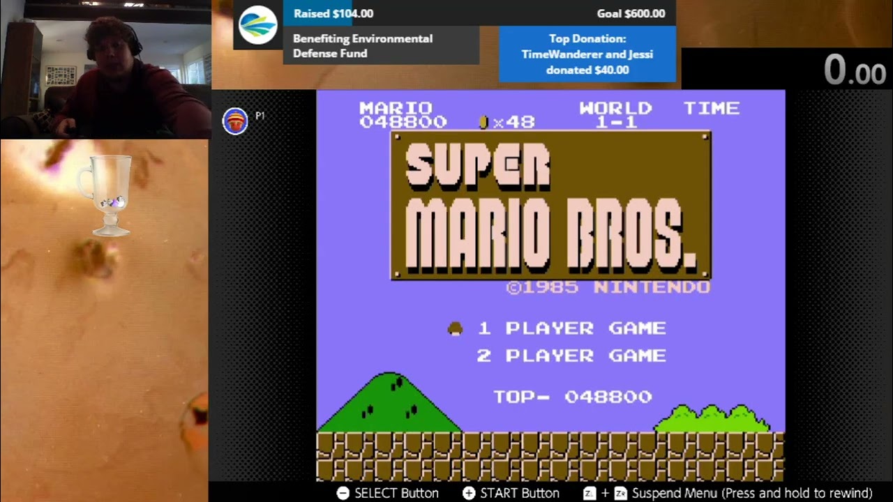 Thanksgiving 2019 Charity Stream, Part 9: Super Mario Bros 1