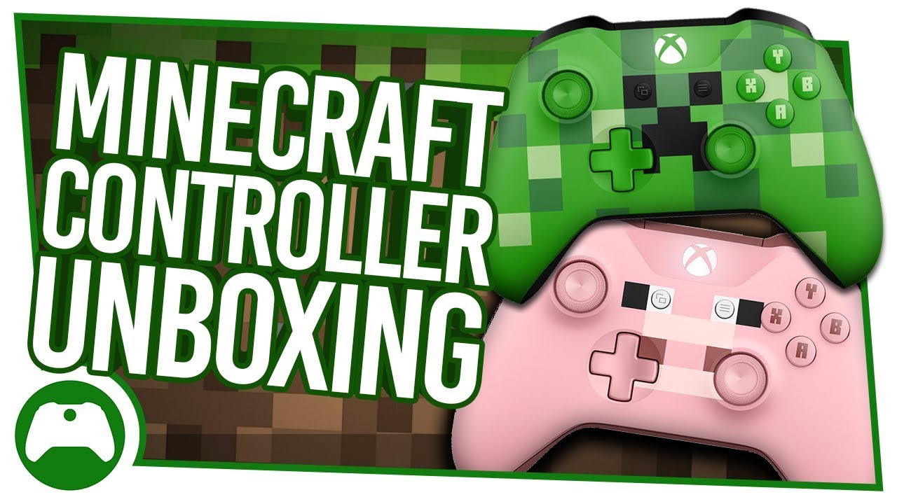 EXCLUSIVE Minecraft Xbox Controller Unboxing | Pig And Creeper Limited Editions