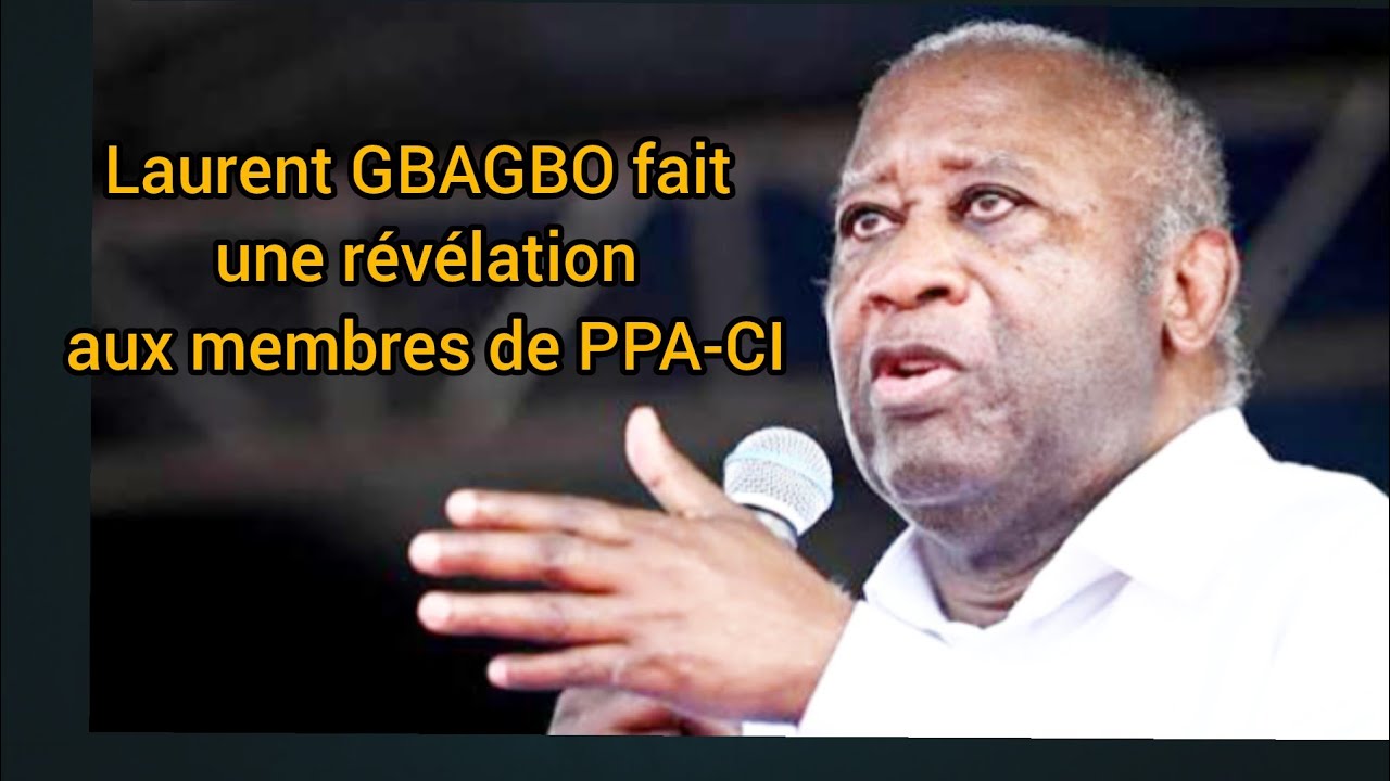 🔴 🇨🇮 côte d'Ivoire : Laurent Gbagbo aux militants PPA-CI : “Le combat n’est pas fini”