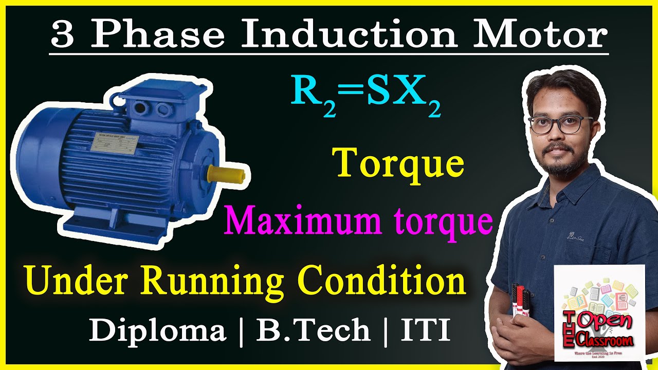 Torque under running condition | maximum torque under running condition | The Open Classroom |