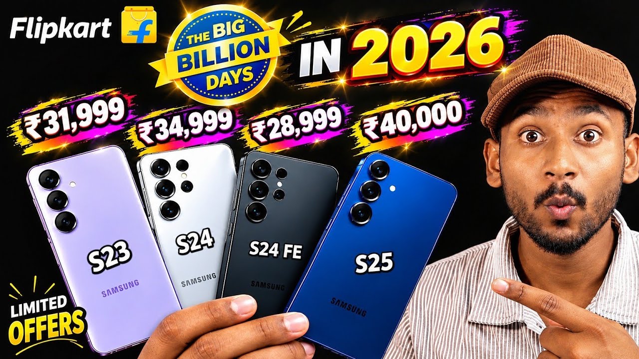 Top Samsung flagship deals 🔥 Big Billion Day Sale 2026 | Flipkart Sale | Best phone BBD sale