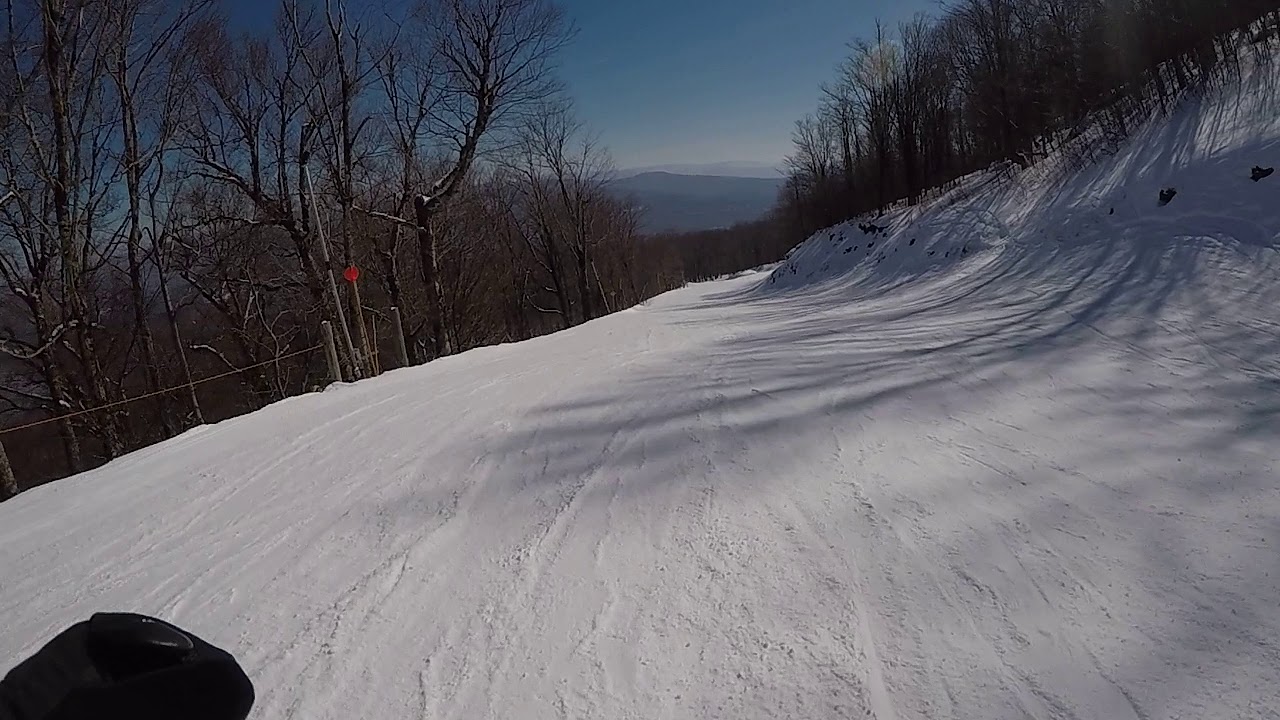 Deer Run (top to bottom ski run)- Belleayre, NY