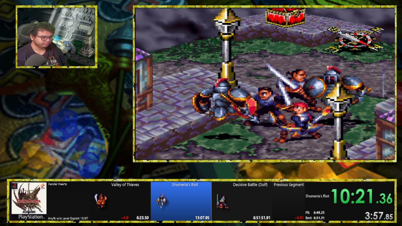 Vandal Hearts (NTSC) Any% w/o Level Exploit Speedrun : Old WR en 6h37min57sec