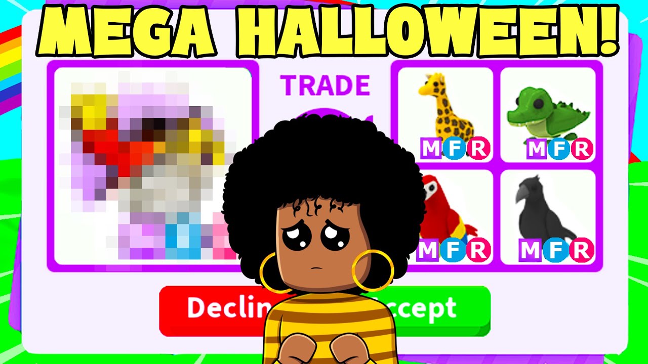 I traded my VINTAGE HALLOWEEN DOG! (adopt me)