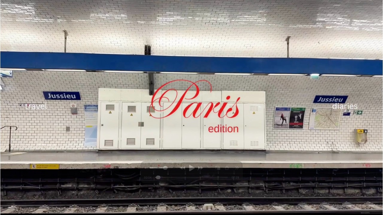travel diaries Paris edition