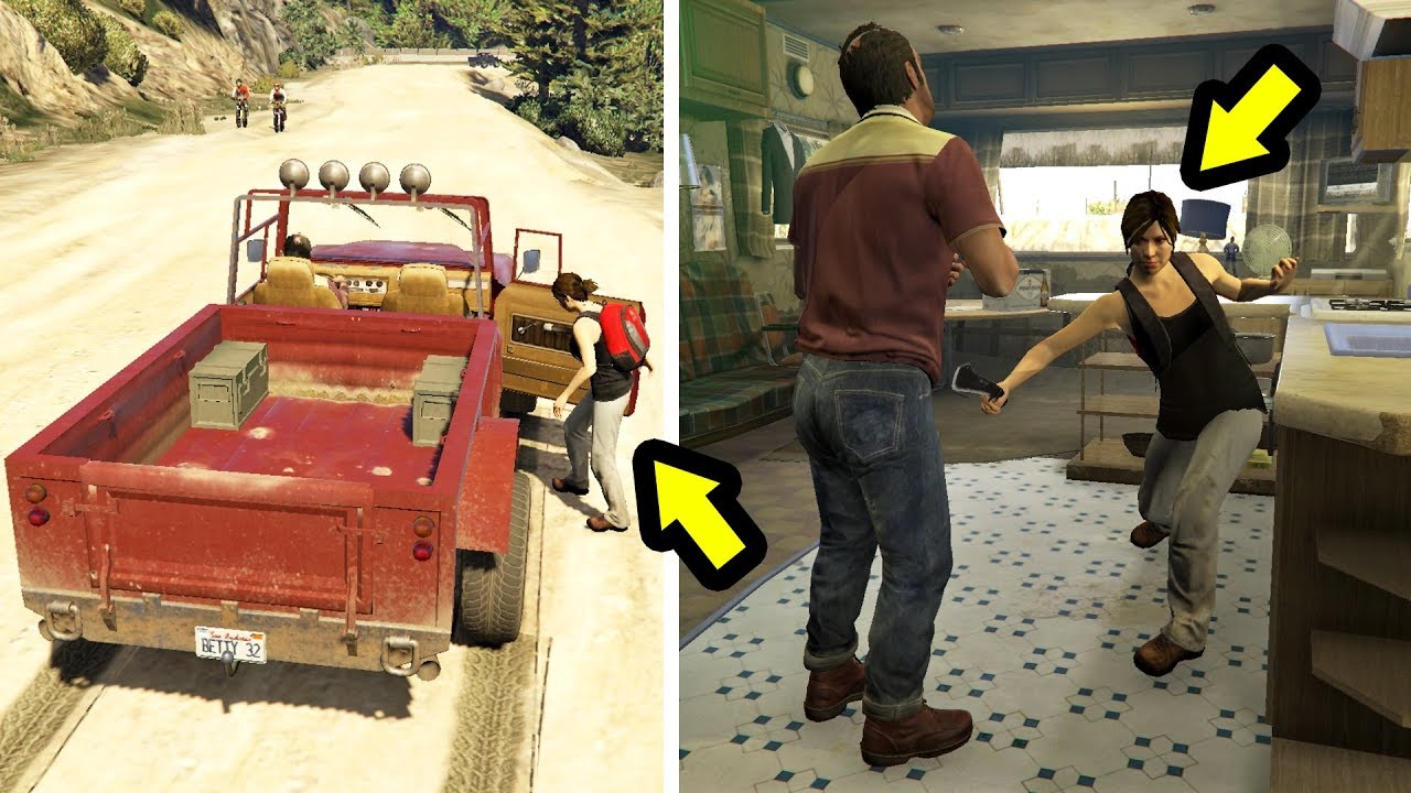 أخدت أورسولا لمقطورة ترايفر بدلا من منزلها شاهد ما حدث في جي تي أي 5 | GTA V Ursula's Secret
