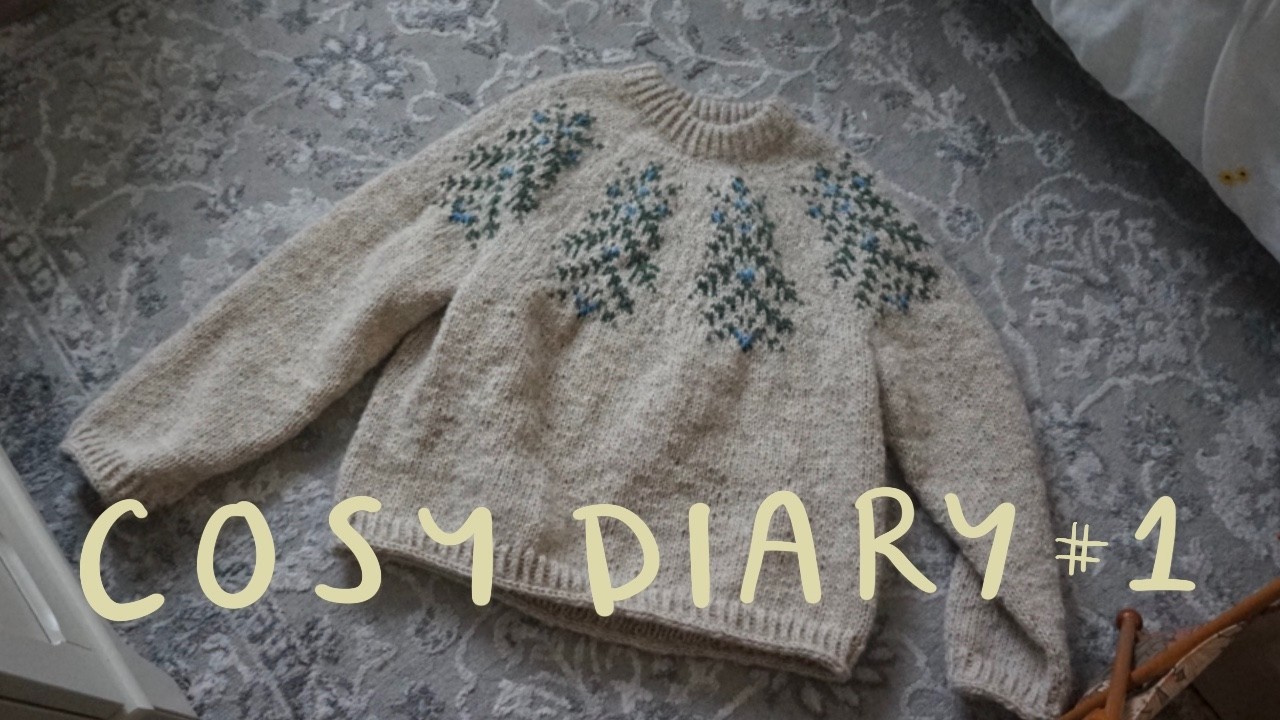 Cosy Diary #1 | First Light Sweater & Embroidered Teapot Coaster