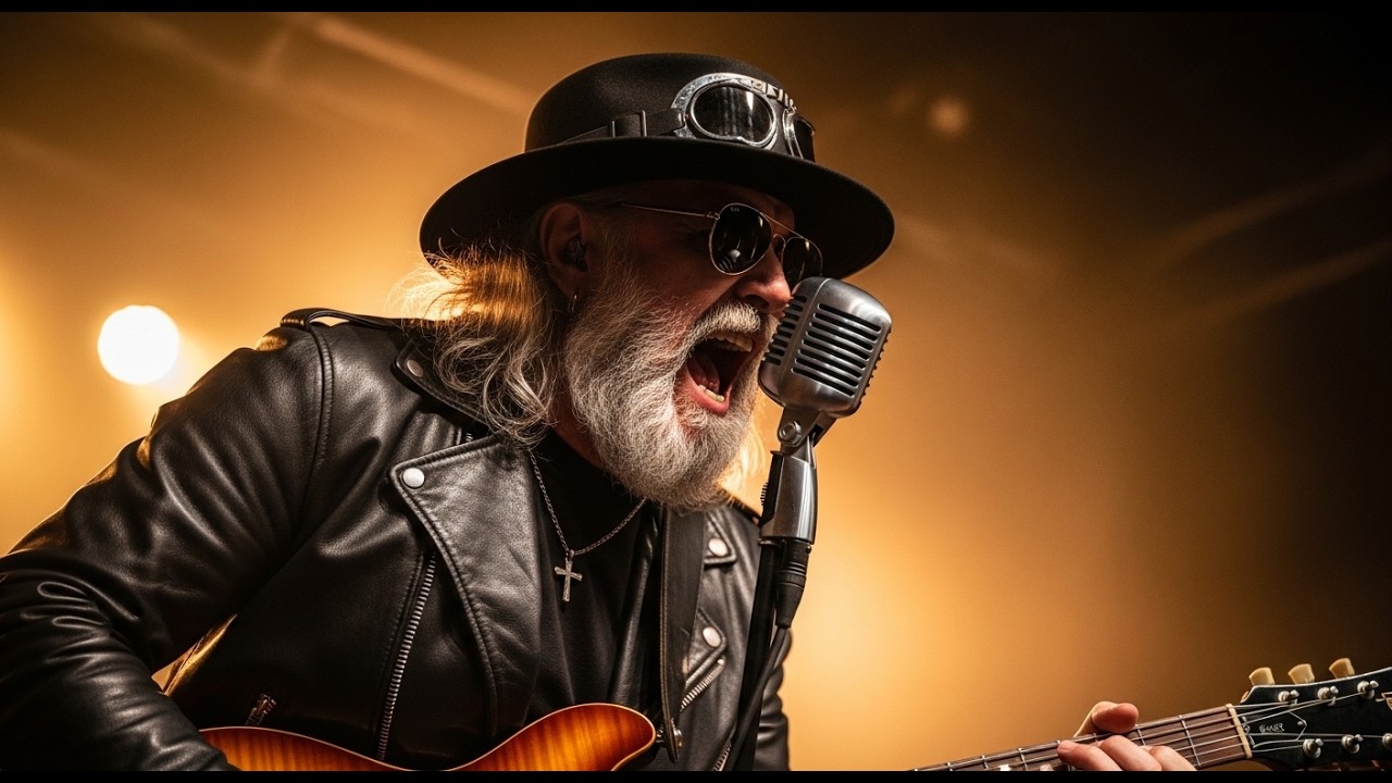 Deep Purple, Led Zeppelin, AC/DC, ZZ Top, SRV – Classic Blues Rock Power Riffs & Gritty Vocals