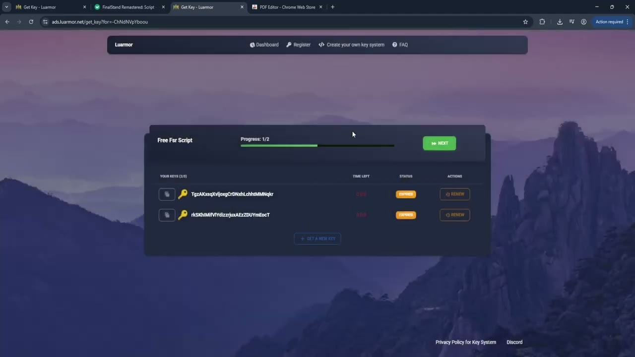HOW TO GET KEY ON FREEMIUM SCRIPT