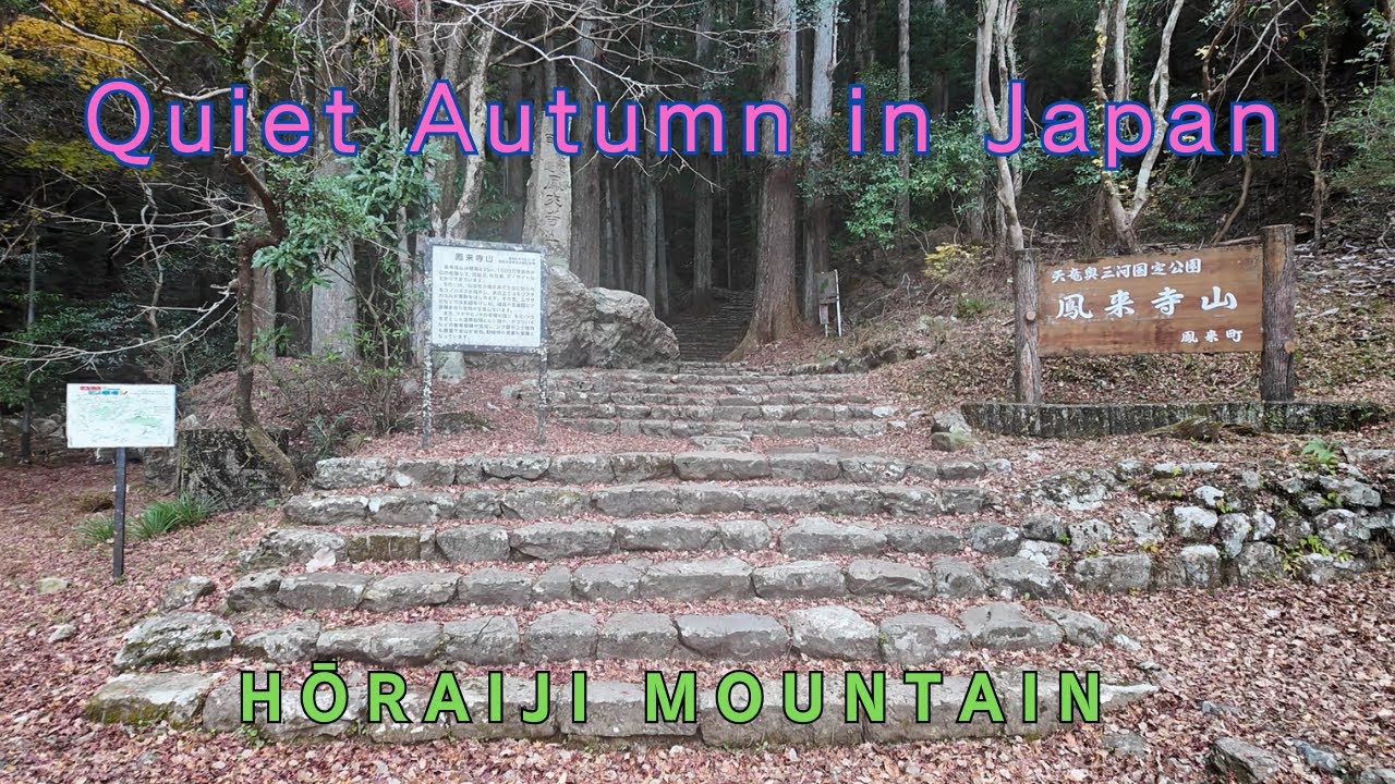 Late Autumn Walk in Japan | A Quiet Day at Horaiji Mountain