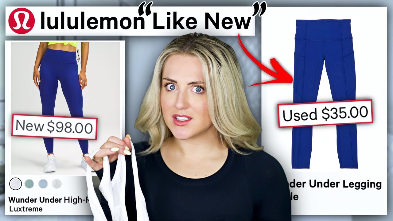 Lululemon Reselling USED Activewear for CHEAP (I got a fake??) Lululemon Like New Review
