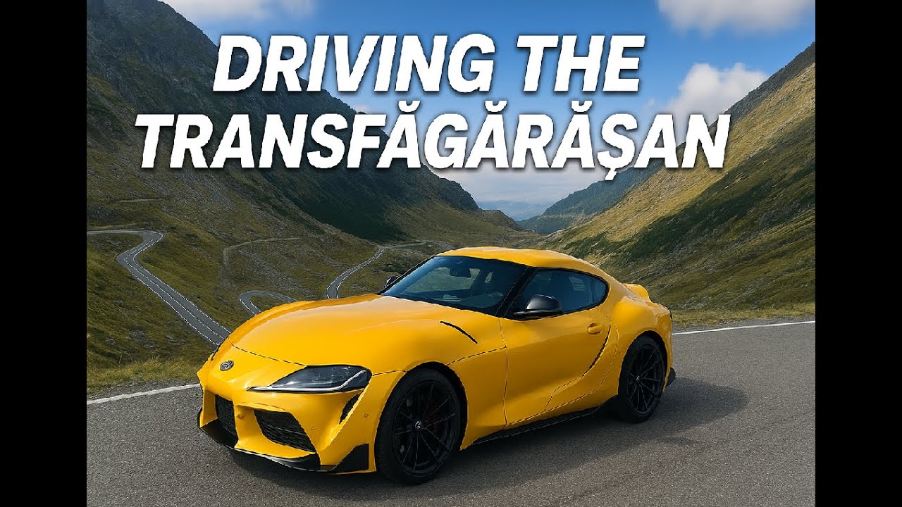 Supra driving on Transfagarasan