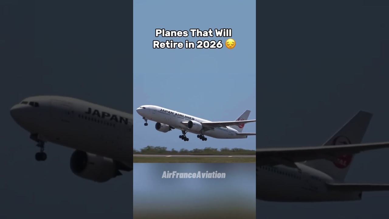 Planes that will retire in 2026 😔 #airbus #aviation